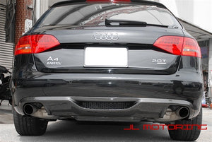 Audi B8 A4 C Style Carbon Fiber Rear Diffuser