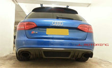 Load image into Gallery viewer, Audi B8 A4 S4 R Style Carbon Fiber Rear Diffuser
