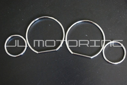 BMW M3 STYLE Chrome Cluster Gauge Dial Rings - E36