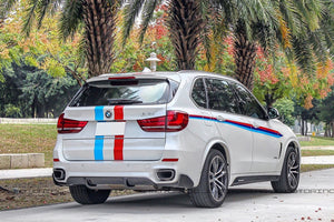 BMW F15 X5 M Sport Performance Carbon Fiber Rear Diffusers