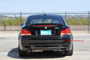 BMW E82 E88 M Sport Performance Carbon Fiber Rear Diffuser