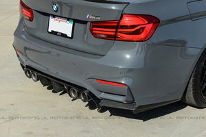 BMW F80 F82 F83 M3 M4 V Style Carbon Fiber Rear Diffuser