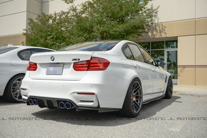 BMW F80 F82 F83 M3 M4 V Style Carbon Fiber Rear Diffuser