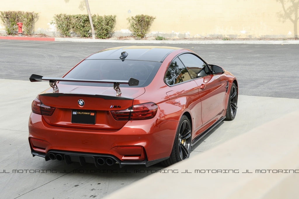 BMW F80 F82 F83 M3 M4 V Style Carbon Fiber Rear Diffuser