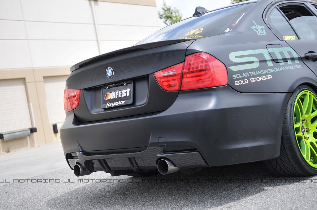 BMW E90 3 Series M Tech Performance Style Carbon Fiber Rear Diffuser – JL  Motoring