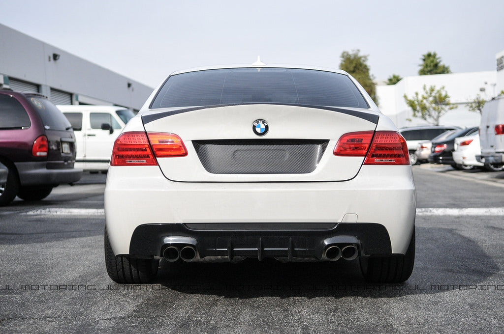 BMW E92 3 Series M Sport DTM Carbon Fiber Rear Diffuser - Quad