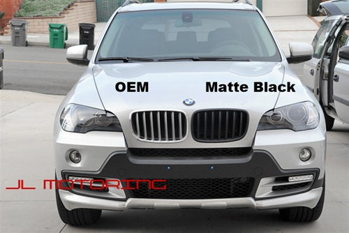 BMW Matte Black Front Grilles - E70 X5 E71 X6