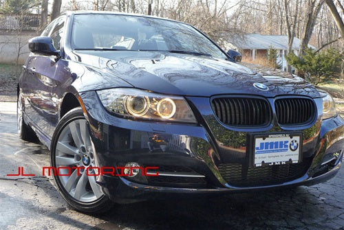 BMW Matte Black Front Grilles - E90 E91 LCI 3 Series 2009+