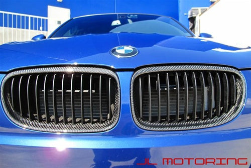 BMW Carbon Fiber Front Grilles - E90 E91 LCI 3 Series 2009+