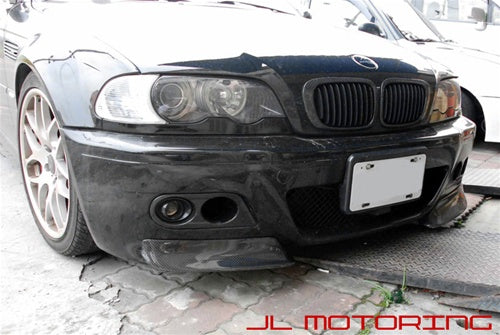 BMW E46 M3 CSL Style Carbon Fiber Front Splitters