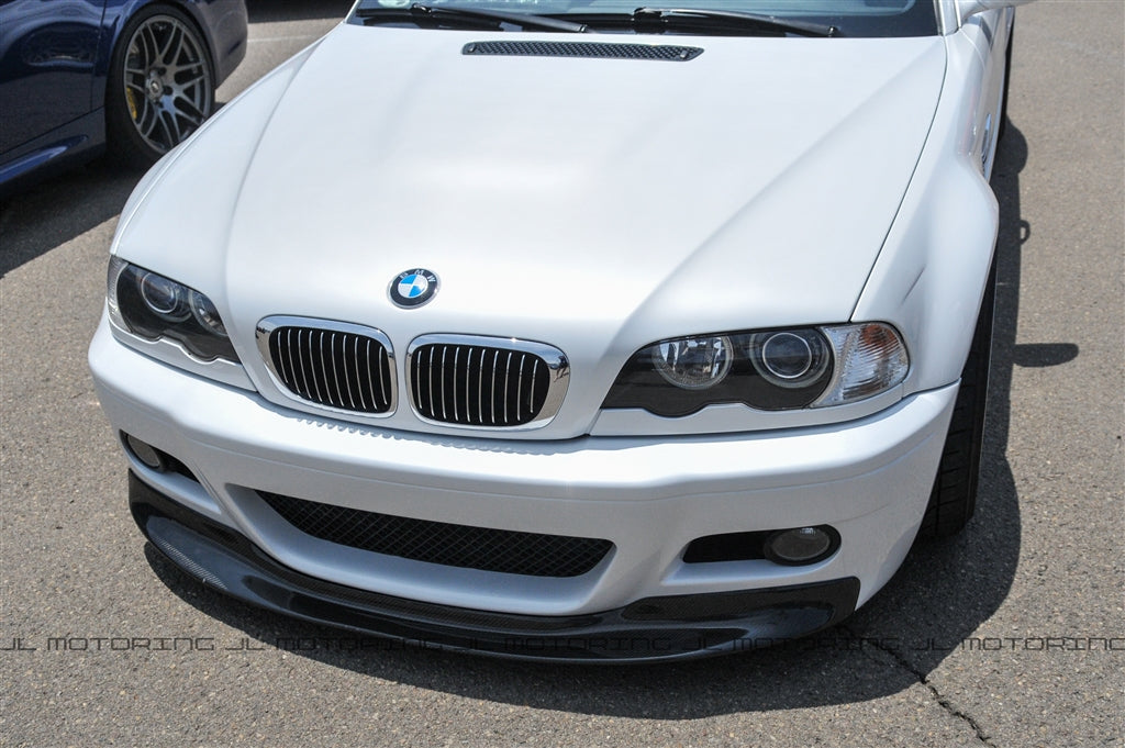BMW E46 M3 One Piece Carbon Fiber Front Lip – JL Motoring