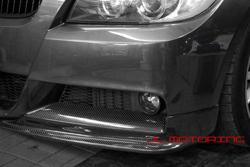 BMW E90 E91 3 Series M Tech 3D Style Carbon Fiber Front Lip