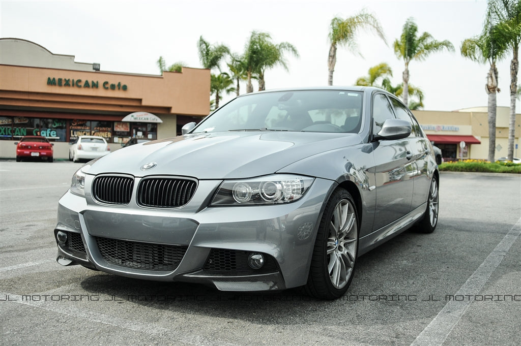 BMW E90 LCI 3 Series M Sport Carbon Fiber Front Splitters