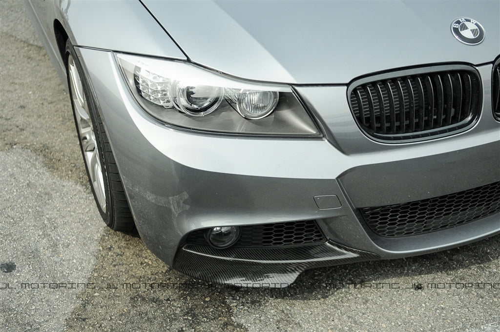 BMW E90 LCI 3 Series M Sport Carbon Fiber Front Splitters