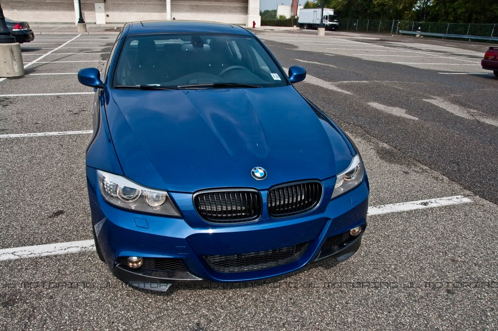 BMW E90 LCI 3 Series M Sport Carbon Fiber Front Splitters