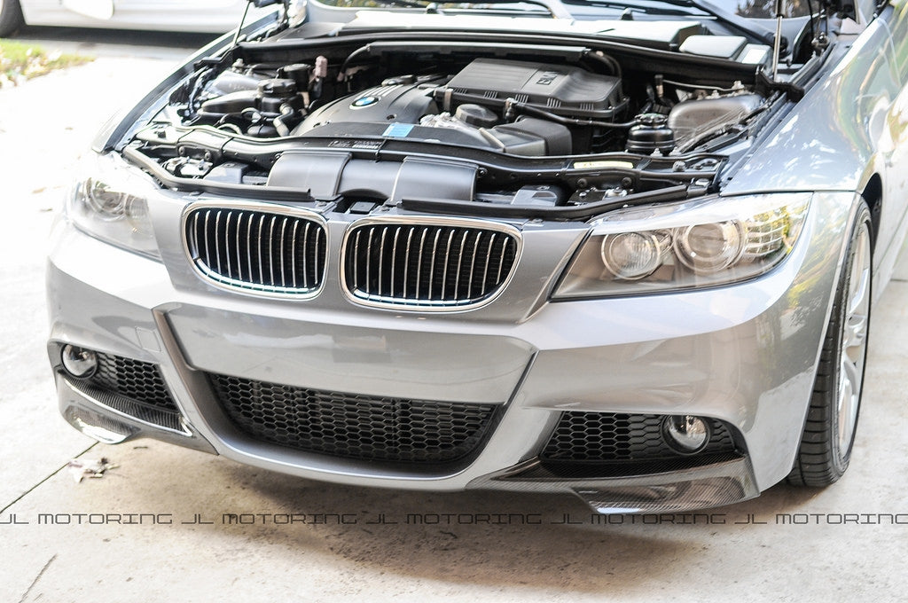 BMW E90 LCI 3 Series M Sport Carbon Fiber Front Splitters