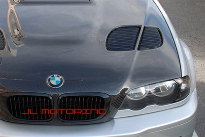 BMW E46 GTR Style Carbon Fiber Hood