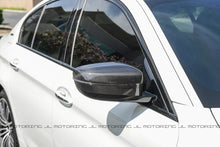 Load image into Gallery viewer, BMW G30 5 Series Carbon Fiber Mirror Covers
