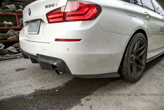 BMW F10 M5 M Sport Carbon Fiber Rear Bumper Side Skirts