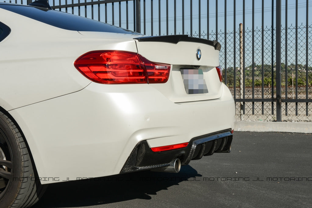 BMW F32 4 Series M4 Style Carbon Fiber Trunk Spoiler – JL Motoring