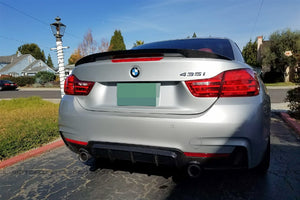 BMW F33 F83 M4 Convertible Performance Style Carbon Fiber Trunk Spoiler