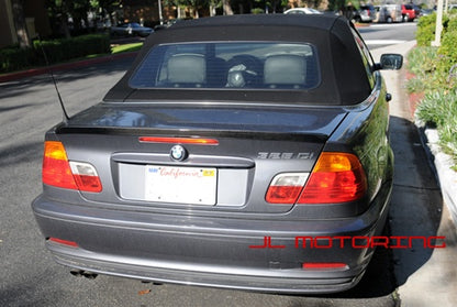 BMW E46 3 Series Convertible Carbon Fiber Trunk Spoiler
