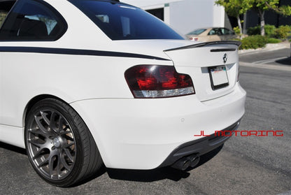 BMW E82 1 Series Performance Style Carbon Fiber Trunk Spoiler
