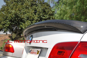BMW E92 3 Series Coupe M Tech Style Carbon Fiber Trunk Spoiler