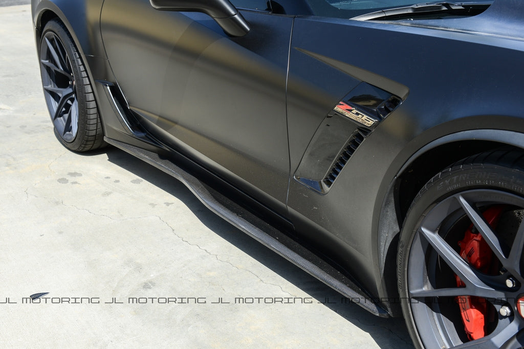 Chevrolet C7 Corvette Stage 2 Carbon Fiber Side Skirts