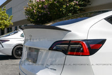 Load image into Gallery viewer, Tesla Model Y Carbon Fiber Trunk Spoiler
