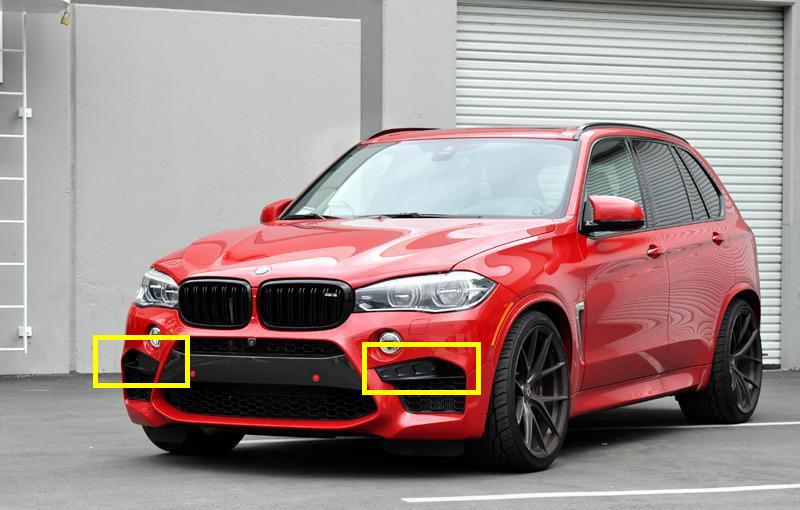 BMW F85 X5 M F86 X6 M Carbon Fiber Front Bumper Covers