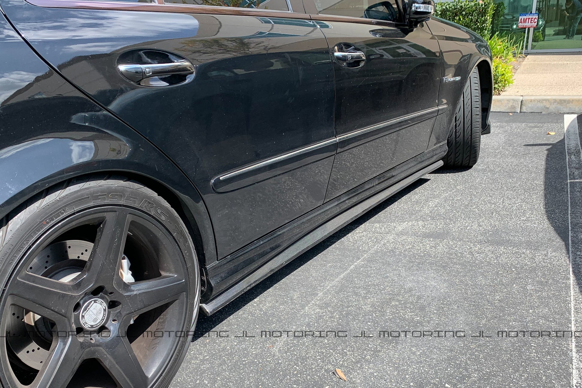 Mercedes Benz W211 E55 AMG Carbon Fiber Front Lip – JL Motoring