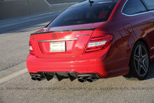 Load image into Gallery viewer, Mercedes Benz W204 C63 2012+ Big Fins Carbon Fiber Rear Diffuser
