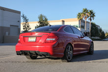 Load image into Gallery viewer, Mercedes Benz W204 C63 2012+ Big Fins Carbon Fiber Rear Diffuser
