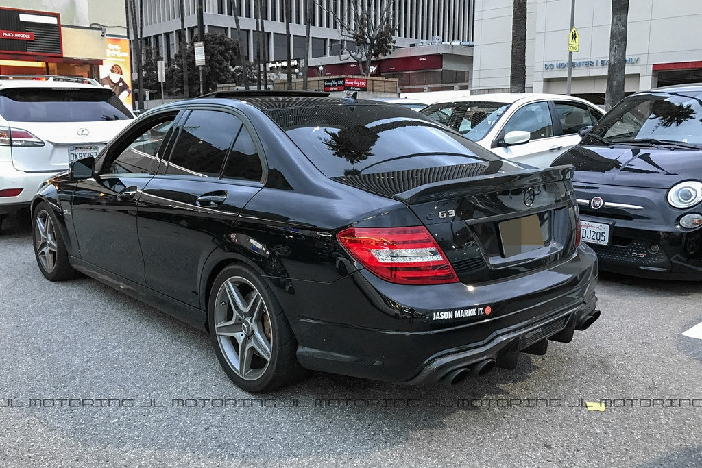 Mercedes Benz W204 C63 2012+ Carbon Fiber Rear Diffuser