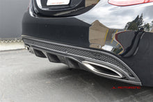 Load image into Gallery viewer, Mercedes Benz W205 C63 C300 C350 Sport Carbon Fiber Rear Diffuser

