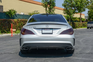 Mercedes Benz C117 CLA 250 V1 Carbon Fiber Rear Diffuser