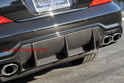 Mercedes R230 SL 63 65 AMG Carbon Fiber Rear Diffuser