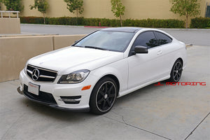Mercedes Benz W204 C Class Carbon Fiber Front Lip