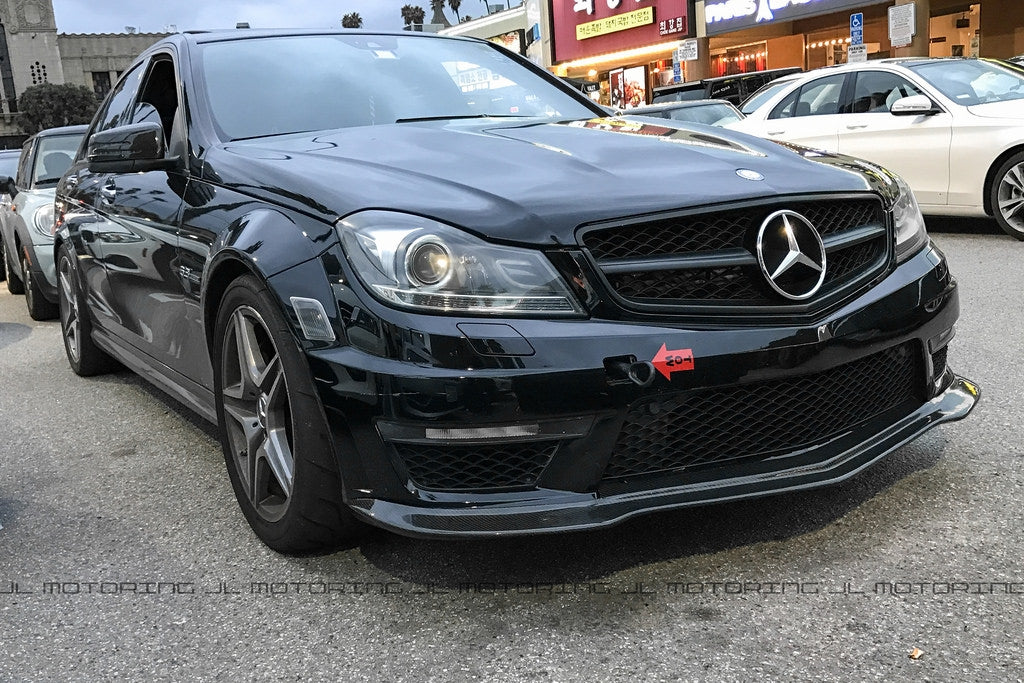 Mercedes Benz W204 C63 AMG Carbon Fiber Front Lip – JL Motoring