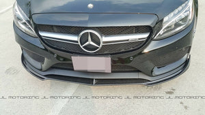 Mercedes Benz W205 C300 C450 AMG C43 Carbon Fiber Front Lip