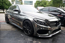 Load image into Gallery viewer, Mercedes Benz W205 C63 C63S AMG Carbon Fiber Side Skirts
