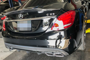 Mercedes W205 C Class GTX Carbon Fiber Trunk Spoiler