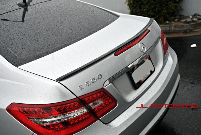 Mercedes C207 A207 E Coupe AMG Style Carbon Fiber Trunk Spoiler