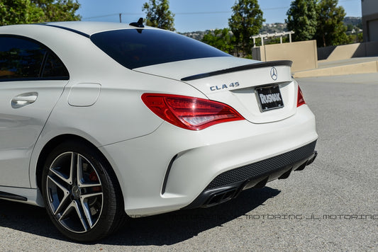 Mercedes Benz C117 CLA Class Carbon Fiber Trunk Spoiler