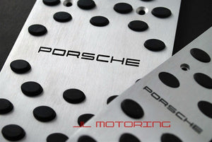 Porsche Cayenne Brushed Aluminium Pedals