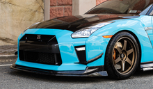 Load image into Gallery viewer, Nissan R35 GTR Carbon Fiber Front Bumper Canards
