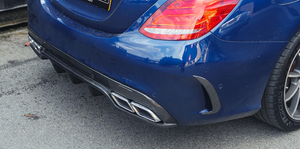 Mercedes Benz W205 Carbon Fiber Rear Bumper Vents