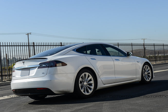 Tesla Model S Carbon Fiber Trunk Spoiler