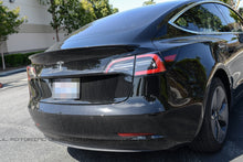Load image into Gallery viewer, Tesla Model 3 Carbon Fiber Trunk Spoiler
